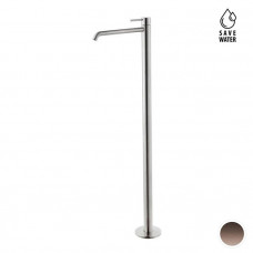 Смеситель для раковины напольный Newform X-STEEL 316 излив 280 мм наружная часть PVD Brushed copper bronze 69618EX.59.067