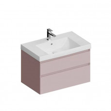 Тумба подвесная Kerama Marazzi Cubo 80 см с ящиками мальва матовая CUB.80.2\MAL