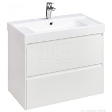 Тумба под умывальник подвесная Roca Ona 785x450x565 мм 2 ящика Белый матовый A857630509