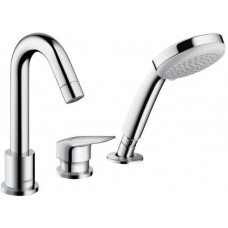Смеситель для ванны Hansgrohe Logis на 3 отверстия комплект 71313000/13439180