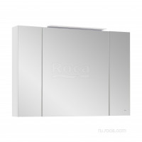 Шкаф зеркальный Roca Oleta 100 правый белый глянец A857648806