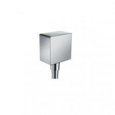 Шланговое подсоединение Hansgrohe FixFit Square хром 26455000 Шланговое подсоединение Hansgrohe FixFit Square хром 26455000