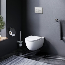 Унитаз подвесной AM.PM Spirit V2.0 FlashClean безободковый с сиденьем микролифт C111700SC Унитаз подвесной AM.PM Spirit V2.0 FlashClean безободковый с сиденьем микролифт C111700SC