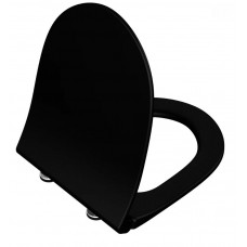 Сиденье для унитаза VitrA Sento дюропласт микролифт матовый черный 120-483-009