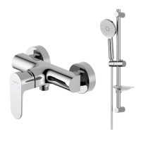 Набор для душа 2 в 1 Aquatek Оберон (AQ1260CR+AQ2014CR) хром AQ1232CR