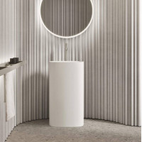 Раковина напольная Noorth TUBE 48х38х87 см Ceramilux белый матовый 4933.20*0