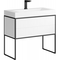 Тумба под умывальник Clarberg Logic 900х450х750 мм белый LOG0109N