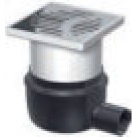 Трап для душа ACO EasyFlow пластиковый DN 50 с решеткой 150 мм 25000577