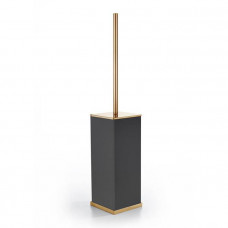 Ершик для туалета напольный 3SC Mood Deluxe Black композит Solid Surface черный матовый/золото 24к MDN17AGD Ершик для туалета напольный 3SC Mood Deluxe Black композит Solid Surface черный матовый/золото 24к MDN17AGD