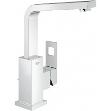Смеситель для раковины GROHE Eurocube с высоким изливом и донным клапаном хром 2313500E