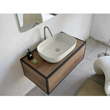 Раковина накладная Scarabeo Glam 56x39 см без отверстия для смесителя Pearl 1804/41 Раковина накладная Scarabeo Glam 56x39 см без отверстия для смесителя Pearl 1804/41