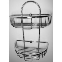Полочка сетчатая двойная Clarberg 320х245х135 мм ACC11