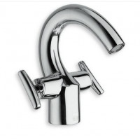 Смеситель для раковины Cristal SZ 220 51 двухвентильный хром SZ22051