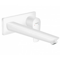 Смеситель для раковины Hansgrohe Talis E настенный внешняя часть 225 мм белый матовый 71734700
