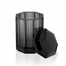 Баночка универсальная Decor Walther Kristall BMD 9x9x14 см хрусталь антрацит 0931494