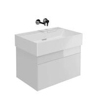Тумба подвесная Kerama Marazzi Logica 67x46x40.3 см 2 ящика белоснежный LOG.70.2\WHT