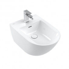 Биде подвесное Villeroy & Boch Subway 3.0 375x560x270 мм CeramicPlus Альпийский белый 447000R1