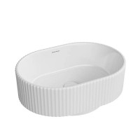 Раковина накладная Kerama Marazzi ArtBasin Sabbia 50.5x36.6 см VE.wb.50\WHT