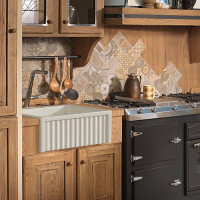 Раковина кухонная Kerasan Hannah Hampshire 60x47x22 см без отверстия белый 546001