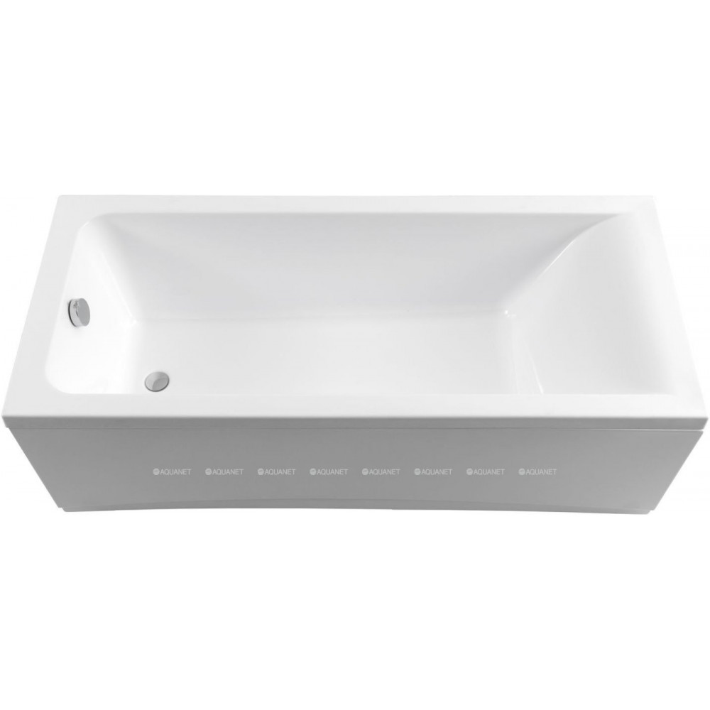 Ванна акриловая Aquanet Bright 180x75 см с каркасом и сливом-переливом 00347766