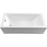Ванна акриловая Aquanet Bright 180x75 см с каркасом и сливом-переливом 00347766