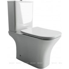 Чаша унитаза напольная Ceramica Nova Alfa Rimless безободковая CN9002-B