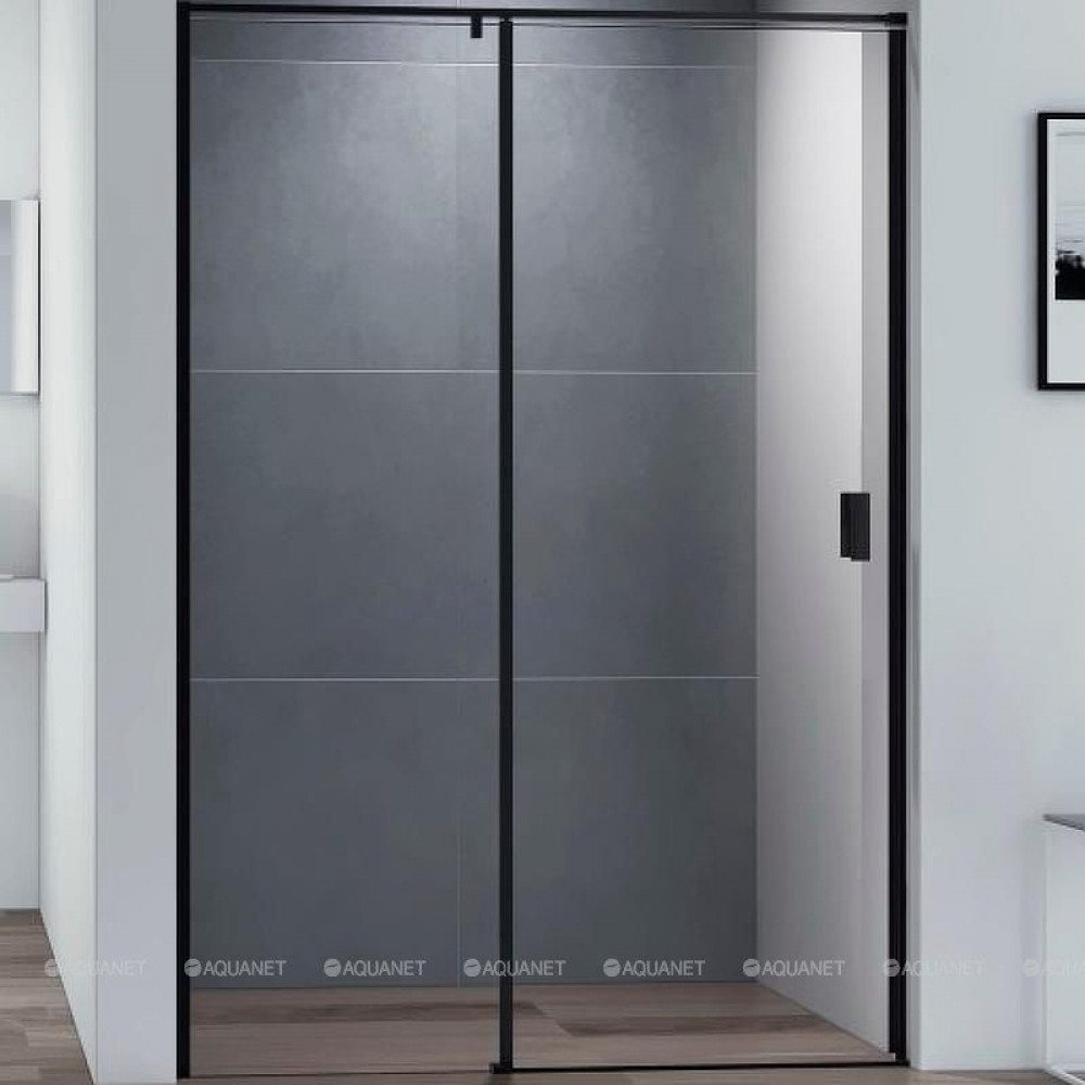 Душевая дверь в нишу Cezares URBAN B-12 150 см профиль черный URBAN-B-12-150-C-NERO