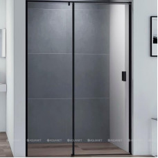Душевая дверь в нишу Cezares URBAN B-12 150 см профиль черный URBAN-B-12-150-C-NERO