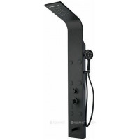 Душевая панель Aquanet Galaxy Black с изливом и верхним душем AP40-05