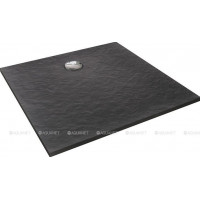Душевой поддон Jacob Delafon Tolbiac 100x100 см искусственный камень черный матовый E6D328RU-NGM