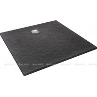 Душевой поддон Jacob Delafon Tolbiac 90x90 см искусственный камень черный матовый E6D327RU-NGM
