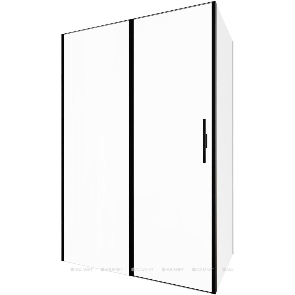 Душевое ограждение Allen Brau Priority 1400х800 мм 8 мм черный браш 3.31036.BBA/3.31042.BBA