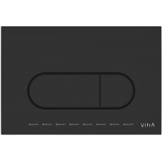 Панель смыва VitrA Root Round черный матовый 740-2211 Панель смыва VitrA Root Round черный матовый 740-2211