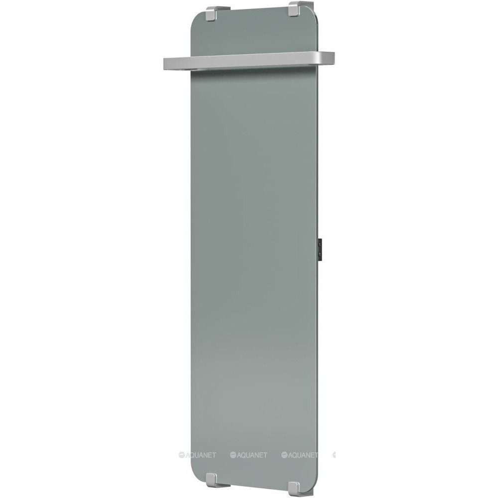 Полотенцесушитель Allen Brau INFINITY 1200х440 мм зеркало с рейлингом 2.0 и креплением серебро браш 00325645
