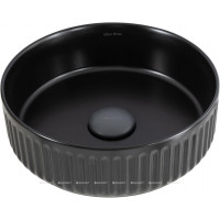 Раковина накладная Allen Brau Fantasy Line Ø360 мм черный матовый 4.11032.31