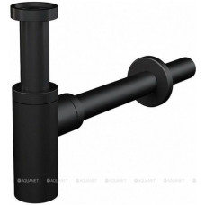 Сифон для умывальника AlcaPlast A400BLACK Design 32 мм круглый черный A400BLACK