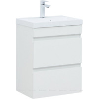 Тумба с раковиной Aquanet Нота New 50 белый глянец 00335869