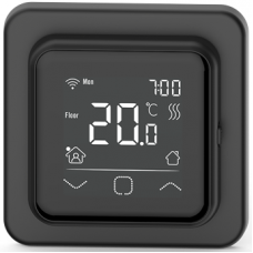 Терморегулятор программируемый IQWATT SMART HEAT Wi-Fi черный 411 Терморегулятор программируемый IQWATT SMART HEAT Wi-Fi черный 411
