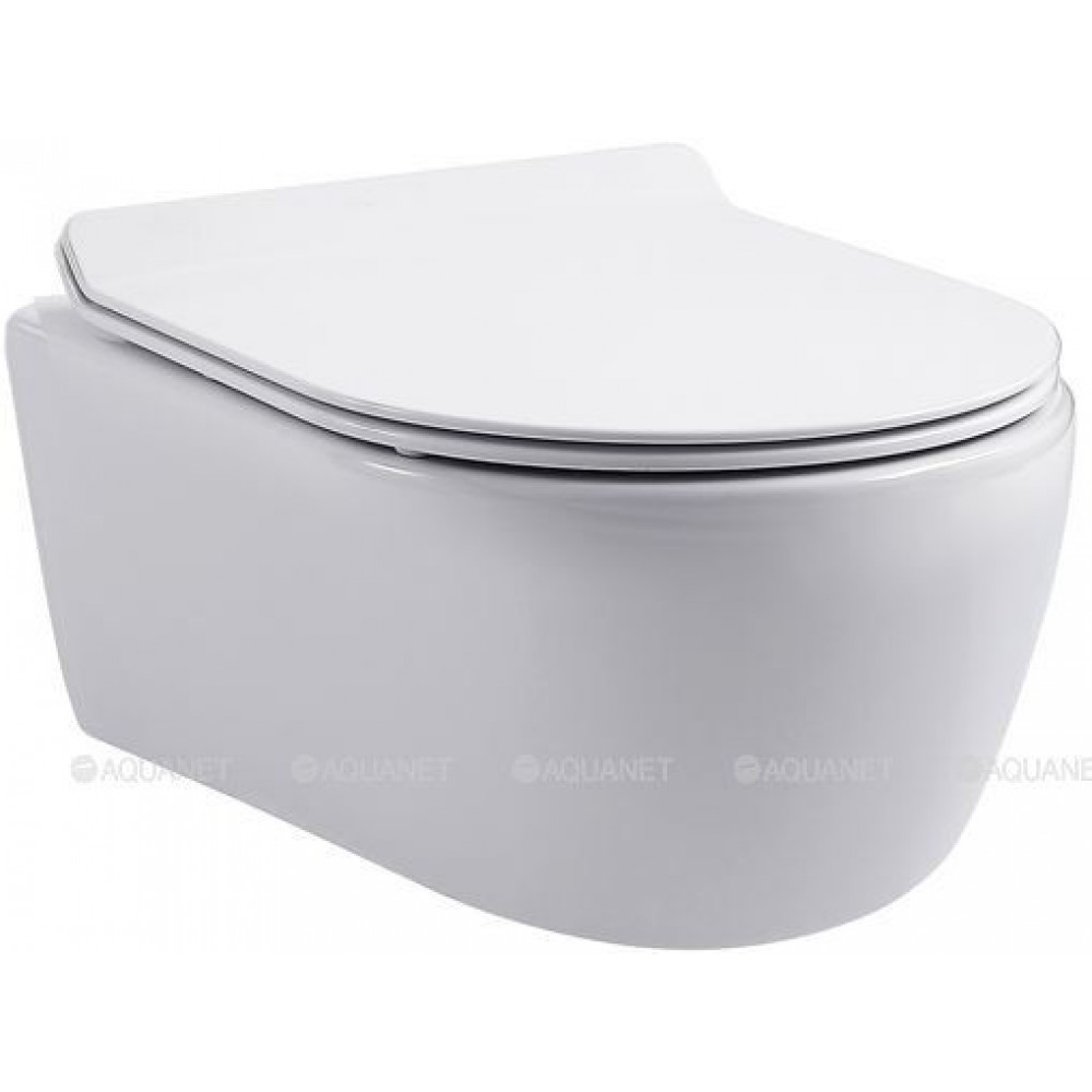 Унитаз подвесной Aquanet Smart W Tornado с сиденьем Soft Close Slim 00332172
