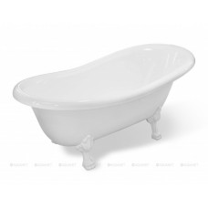 Ванна отдельностоящая Aquanet FAMILY STONE CLASSIC 1600х800 мм лапы золото 00368586