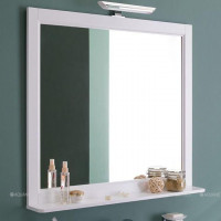 Зеркало Aquanet Бостон М 100 белый матовый 00209674