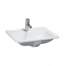 Раковина Laufen Pro S 56х44х20 см встраиваемая сверху 1 отв. без перелива белый 8.1396.1.000.104.1 Раковина Laufen Pro S 56х44х20 см встраиваемая сверху 1 отв. без перелива белый 8.1396.1.000.104.1