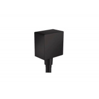 Шланговое подсоединение Hansgrohe FixFit Square черный матовый 26455670