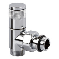 Вентиль угловой SR Rubinetterie Tondera ручной 1/2 x 3/4E хром 0623-1500C0E0