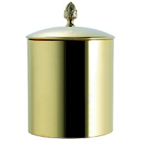 Ведро с крышкой Tiffany World SSS6501 напольное 22x29 см золото TWSSS6501ORO