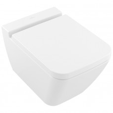 Унитаз подвесной Villeroy & Boch Finion 37.5x56x35 см CeramicPlus альпийский белый 4664R0R1