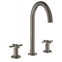 Смеситель для раковины на 3 отверстия Grohe Atrio матовый графит 20008AL3