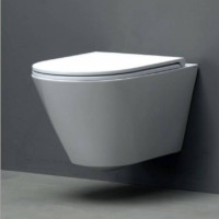 Унитаз подвесной Azzurra Forma безободковый 54х37х34 см белый FOR1800/F bi/cr FMVKSPE00000BI