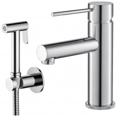 Смеситель для раковины с гигиеническим душем Timo Saona 2360/00G хром