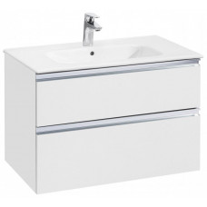 Тумба под раковину подвесная Roca The Gap 800 785x453x515 мм 2 ящика Белый глянец A857399806 Тумба под раковину подвесная Roca The Gap 800 785x453x515 мм 2 ящика Белый глянец A857399806